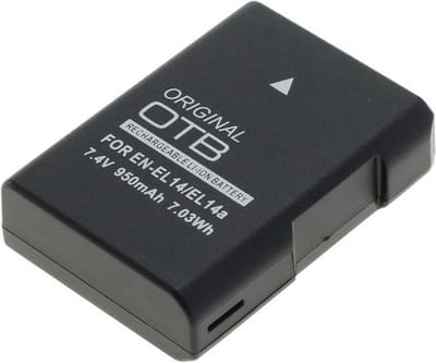 Camera accu compatibel met Nikon EN-EL14 en EN-EL14a / 950 mAh