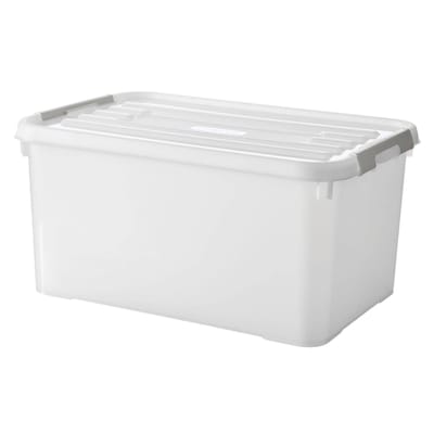 Curver opbergbox kunststof 50 liter - multifunctioneel en stapelbaar.