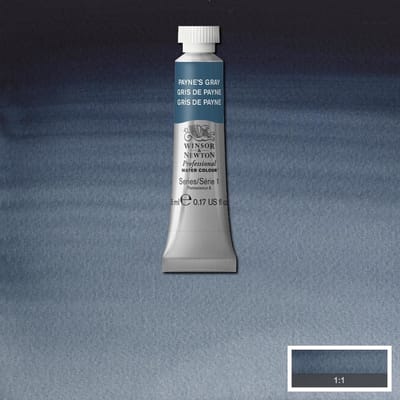 Watercolor paint W&N 5ml - 465 Paynes Gray