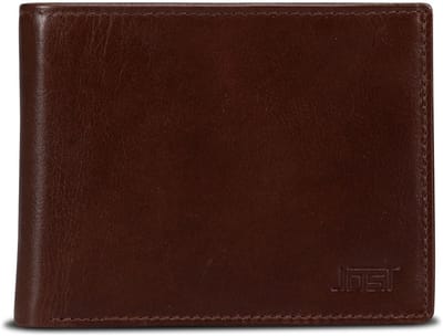JOST Leren portemonnee Vardo Wallet Brown bruine