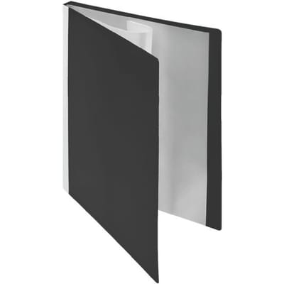 FolderSys presentatiemap – PP – A4 formaat – 10 hoesjes  - zwart