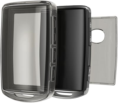 kwmobile autosleutel hoesje geschikt voor Mazda 3-Knoppen CX30 CX50 CX60 CX90 MX-30 - Autosleutel behuizing van TPU - Transparant in zwart / transparant