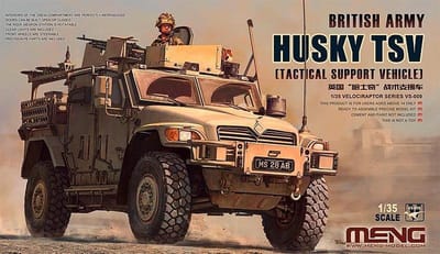 Meng 1:35 British Army Husky TSV (VS‑009) – Tactical Support Vehicle Modelbouwpakket