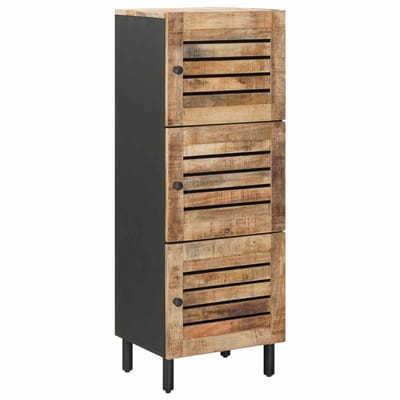 vidaXL - Opbergkasten - Naturel - 40 - x - 33 - x - 110 - cm - Massief - Mango - Hout