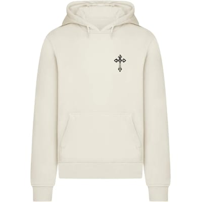 Mister Tee - Holy Cross Hoodie/trui - XS - Creme