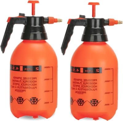 Pompsproeiers Tuin - Handsproeier Planten - Water Geven Onkruid - Verstelbaar Mondstuk - 2 Liter Capaciteit - Oranje