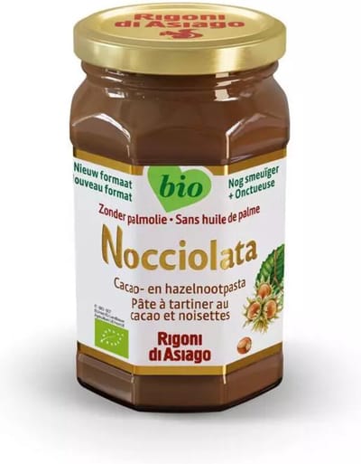 Nocciolata Biologische Cacao- Hazelnootpasta 250GR