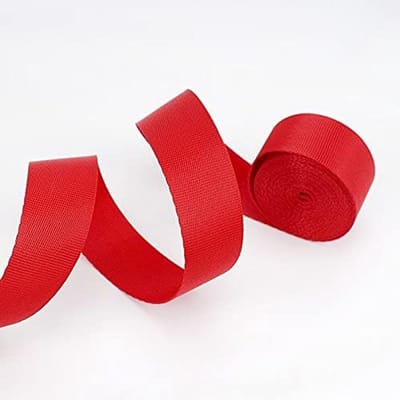 Polyester Singelband - Nylon Band - Doe-het-zelf Naaien - Hoge UV-bestendigheid - 8 Meter - Rood