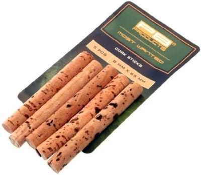 PB Products - Cork Sticks - 6,5 cm - 5 stuks - 6 mm