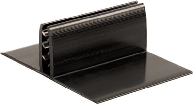 7,5cm - Zwarte PVC Houder / Standaard / Gripper Voet - Type: V4