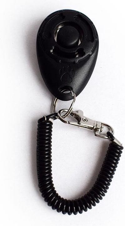 New Age Devi - "Zwarte Clicker voor Effectieve Hondentraining met Bevestigingstechniek"