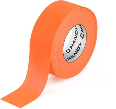 Fluorescerende Markeringsband Tape Oranje 75 m × 25 mm – PVC Afzet- En Waarschuwingslint – Niet Zelfklevend – Voor Binnen- En Buitengebruik [11073]