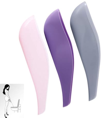 Drie-stukken toilet voor dames, gemakkelijk te dragen, ideaal voor reizen, feestdagen en activiteiten. Compact en draagbaar, slechts 20 cm lang, past in een tas en geschikt voor gebruik buiten.