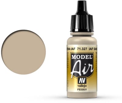 Vallejo Hobbyverf Acrylverf - 71327 Model Air IAF Sand - Acryl Verf flesje - 17 ml
