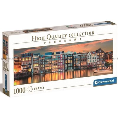 Clementoni - Puzzel - 1000 Stukjes - Panorama Amsterdam - Puzzel Voor Volwassenen - High Quality Collection
