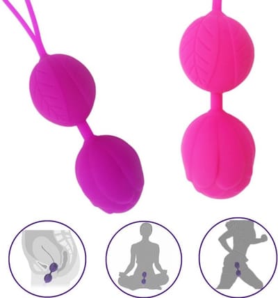 Vaginale balletjes - kegel ballen - Ballen - Pleasure balls – Donker Paars