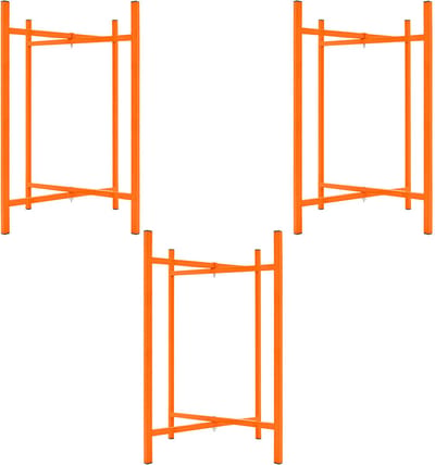 Opklapbare mortelstandaards - oranje - 750mm - set van 3