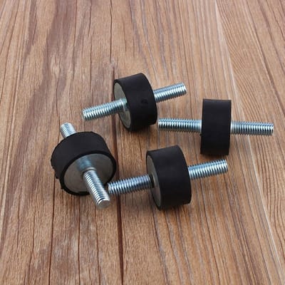 Vibration Insulators - 38 Wire - Rubber Vibration Insulator Mounts - M8 Rubber Coil - Vibration Rubber Mounts voor Air Compressor Pump - Anti Vibration Rubber Mount Shock Absorber 30*15 M8*23