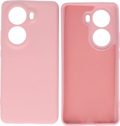 Hoesje Geschikt voor Oppo Reno 11 - Fashion Telefoonhoesje Backcover - Siliconen Hoesje - Roze