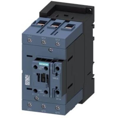 Siemens Contactor ac-3 45 kw/400 v 1 no+1 nc 230 v ac/50 hz 3-pole 3rt2046-1ap00
