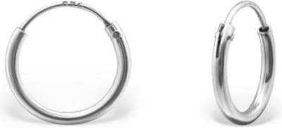 Zilveren Oorringen - Ronde Buis - Oorbellen Zilver - Ø 10mm