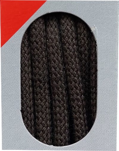 Bob Veter - Donker Bruin - Sport Rond - Koord Veters - Lengte 120 cm - Dikte 3,5 mm - Schoenveter
