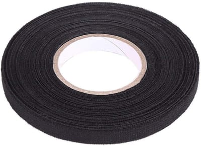Dailygoods- Kabelboom Tape 9mm x 15m - Multifunctionele Auto Tape - Zelfklevende Tape - Anti Piepen/Rammelaar - Hoogwaardige Polyester - Sterke Acryldrukgevoelige Kleefstof - Bedrading Tape