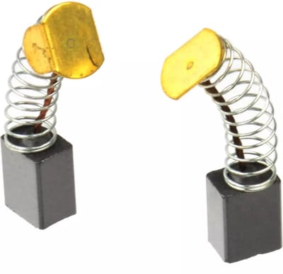 GEKO Set van 10 koolborstels - 6x8x10 mm - Voor haakse slijper - Duurzaam grafiet - Verhoogde slijtvastheid