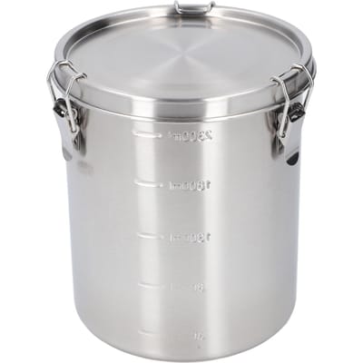 Conteneur hermétique pour aliments pour animaux de compagnie, en acier inoxydable, polyvalent, anti-fuite, pour chats et chiens 2500ML, 15 X 17cm / 5.9 X 6.7in