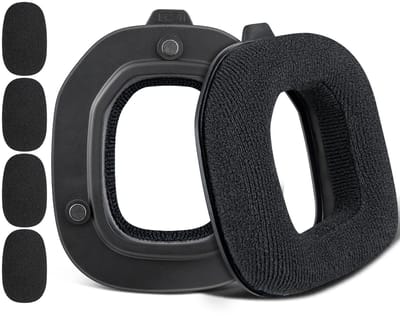 Dailygoods - SOULWIT Vervangende oorkussens voor Astro A50X/A50 Gen4/A50 Gen5 (niet geschikt voor A50 Gen 3) headset, earpads cushions met velours en schuim met hoge dichtheid