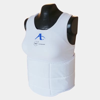 Karate bodyprotector dames Arawaza | WKF | Wit (Maat: XL)