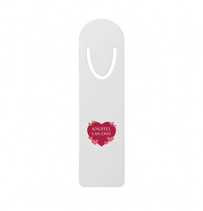 Hacebo® - Knuffel van ons metalen boekenlegger - Liefde - iemand die liefde nodig heeft - verjaardagscadeau - kado - gift - geschenk Bladwijzer boekenleggers - 12.7 cm x 3.2cm