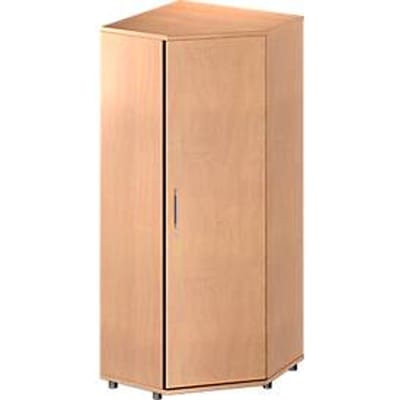 Schäfer Shop  Genius Hoekkast TETRIS WOOD, 5 ordnerhoogten, B 800 x H 1910 mm, hoogte incl. glijders, beukenpatroon