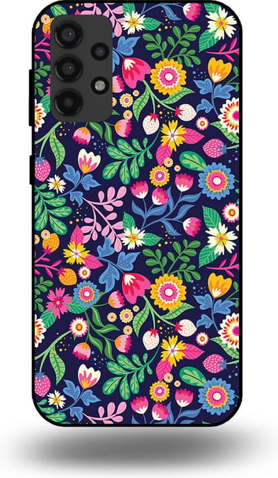 Smartphonica Telefoonhoesje geschikt voor Samsung Galaxy A32 4G met bloemen opdruk - TPU backcover case flower design geschikt voor Samsung Galaxy A32 4G