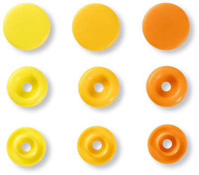 Prym Love Color drukknoppen kunststof 12,4mm geel 30 st. - Prym