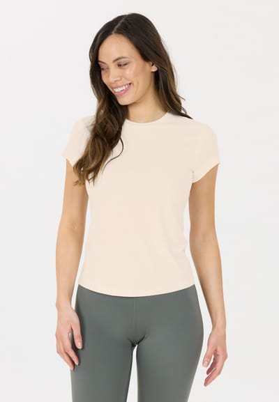 ATHLECIA - miwa w s/s tee - Training t-shirt korte mouw dames - Ivoor