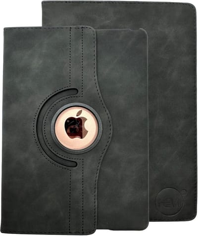 HEM Silky Black iPad hoes geschikt voor iPad Air 13‑inch 2025 - Draaibare Autowake Cover - iPad Air M3 13-inch hoes - iPad 2025 Hoes - 13 inch hoes