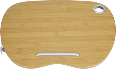 Schootbureau - Draagbaar bureau - Thuiswerken op bed - 3-in-1 functie - 40x30 cm - Grijs