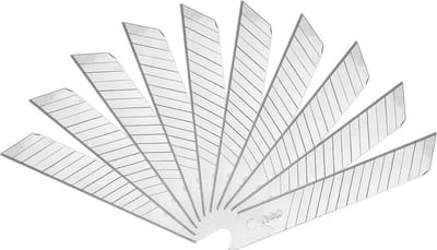 Snijbladen- 18mm 10-delig meskop Deli Tools EDL-DP (zilver)
