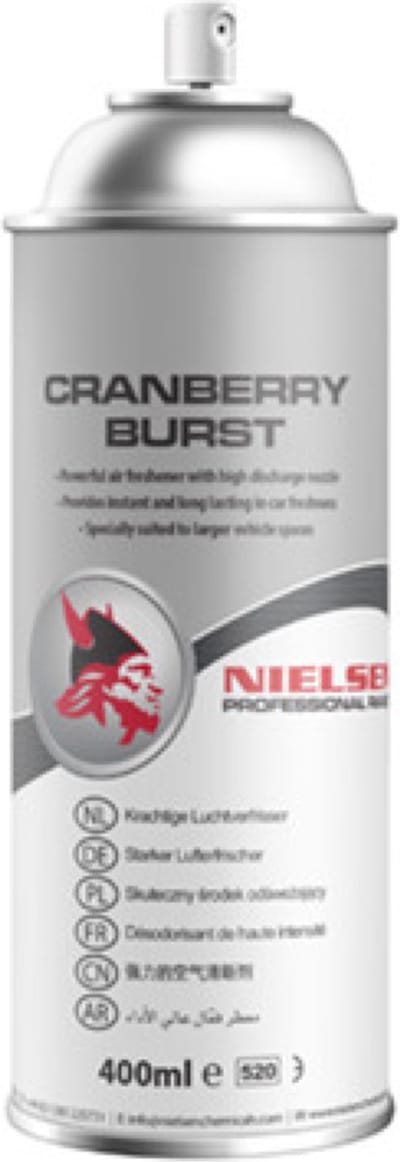 Nielsen | Spuitbus | Autogeur | Cranberry Burst | Auto luchtverfrisser | Autoparfum