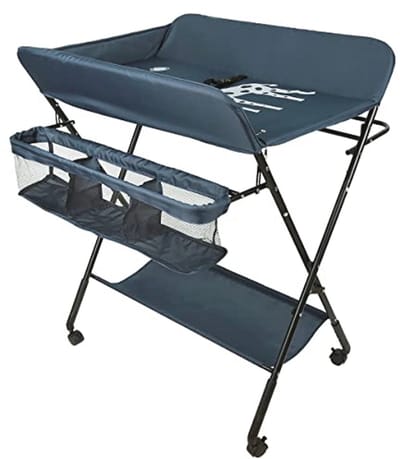 Opvouwbare Draagbare Luiertafel met Wielen - Ergonomisch en Waterdicht