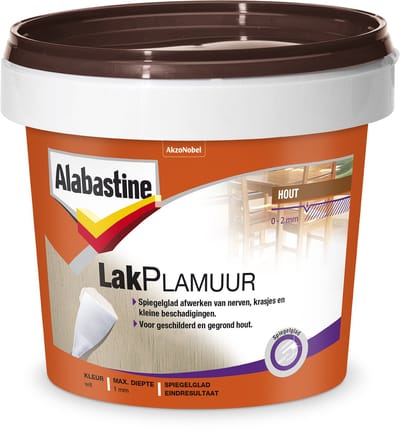 Alabastine - Lakplamuur - Wit - 400 G
