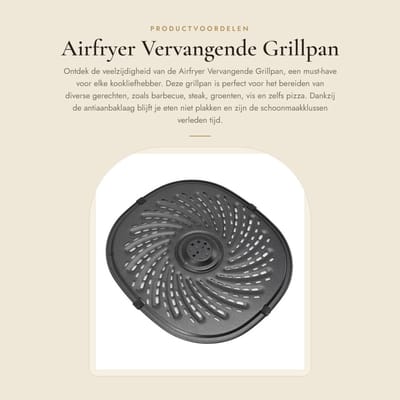 Dailygoods- Grillpan Roestvrij Staal - Antiaanbaklaag - Vaatwasmachinebestendig - Friteuse Grillpan - Geschikt voor Barbecue/Steak - Inclusief Olieborstel/Siliconen Pad - Frituurpan