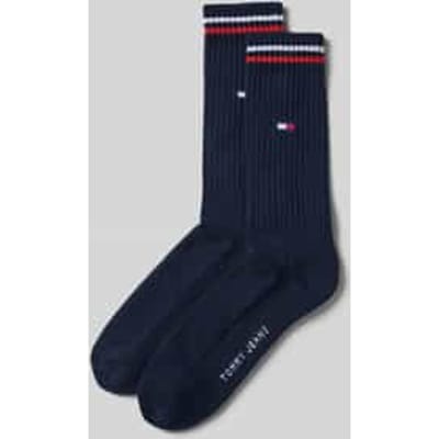 Tommy Hilfiger Lifestyle Crew Sokken/lange tennissokken voor dames en heren, set van 2