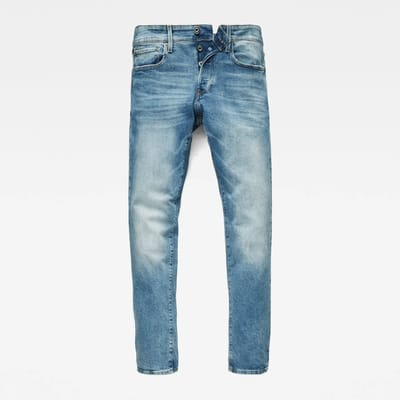 G-Star Raw 3301 Regular Tapered Jeans Heren - Broek - Lichtblauw - Maat 34/30
