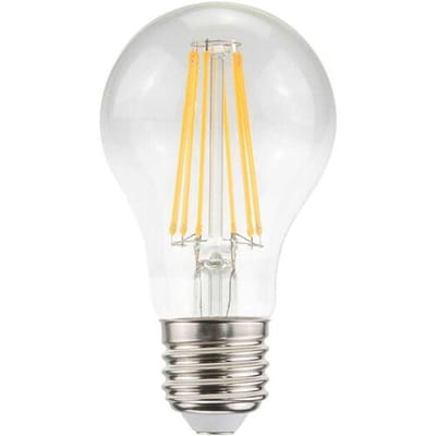HOFTRONIC E27 LED Filament Lamp A60 - Energielabel A - 7.5 Watt - 1521 Lumen - 2700K Warm Wit - Transparant glas