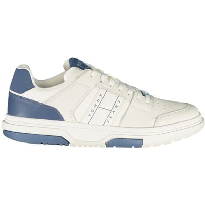 Tommy Hilfiger Witte Leren Sneakers voor Mannen