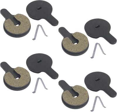 Solidchoice- Schijfremblokken 4mm dikte - Remblokken Shimano/SRAM/AVID/Hayes - Duurzaam halfmetaal/hars - Voor- of achterremmen - 4 stuks - Eenvoudig te installeren