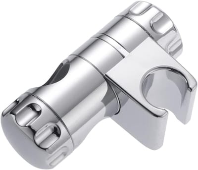 Douchekop houder – Handdouchehouder – Verstelbare Douche Houder - Vervanging Douche Beugel - ABS - Handdouche Beugel - Douche Rail - Hoofd Slider Klem Houder Beugel 25MM -1 stuk - zilver