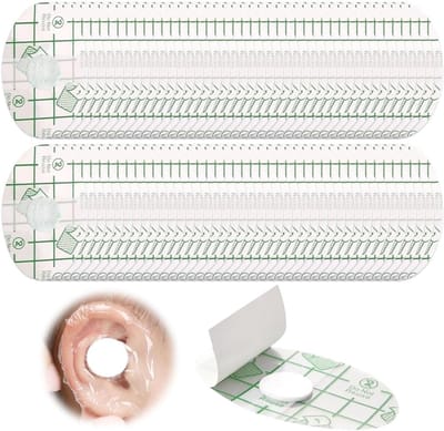 Waterdichte babyoordopjes voor baden en zwemmen - 80 stuks met comfortabele katoenen pads en geluidsisolatie.